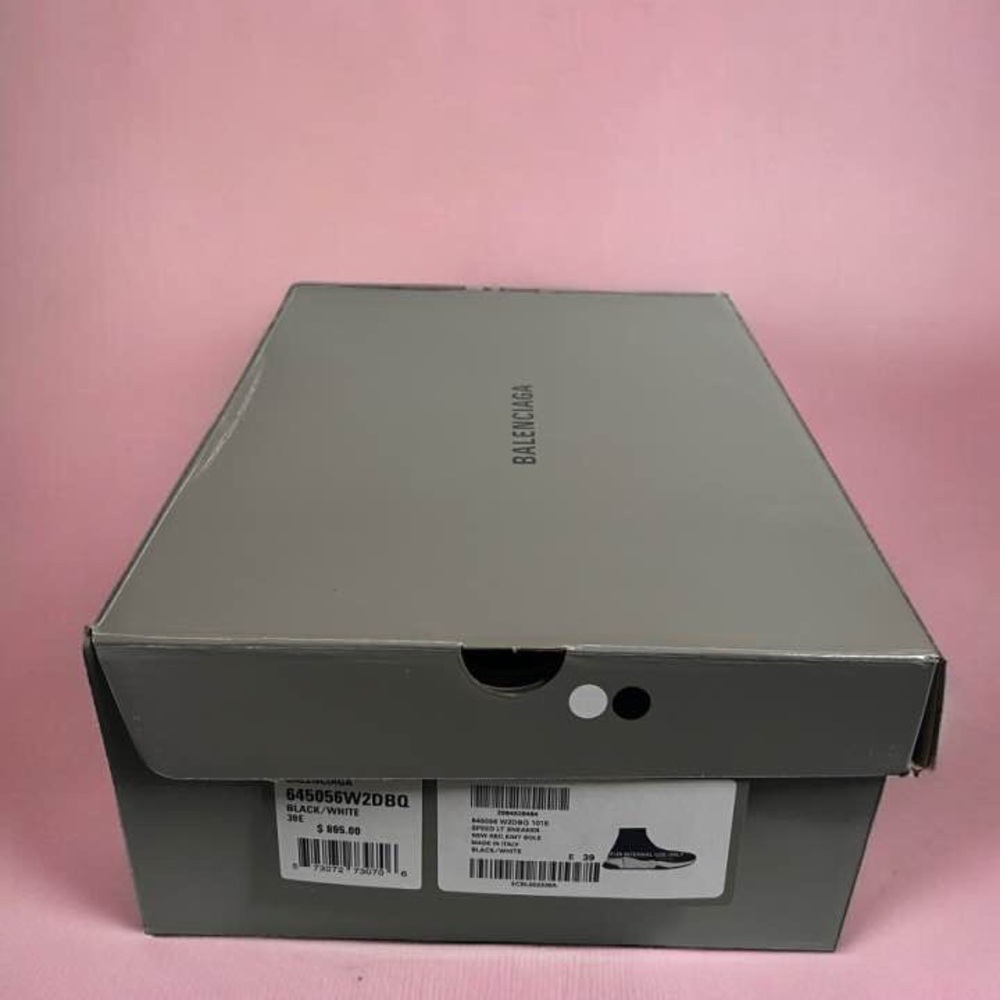 Balenciaga Speed Trainers Black White Sneaker Women Size 9 Runner Platform Orig. - Picture 10 of 10